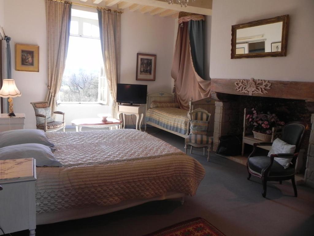Château Du Bois Glaume Poligné Zimmer foto
